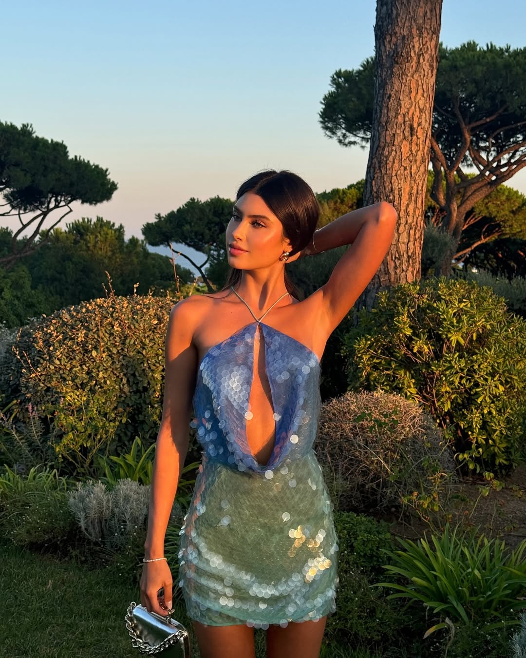 Azure Siren Mini Dress