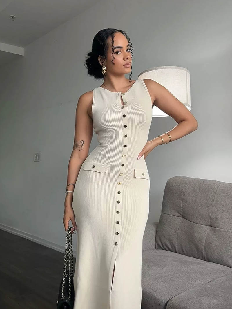 Élise Column Dress