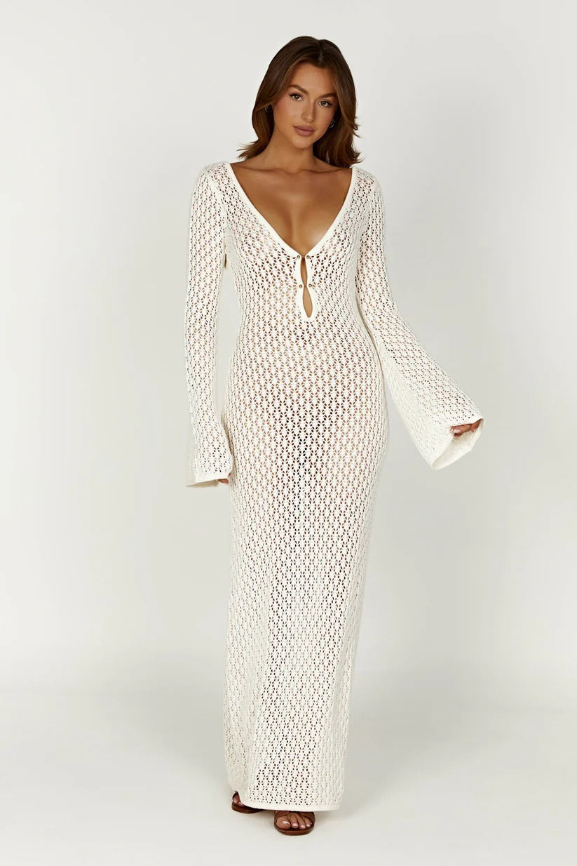 Solei Crochet Maxi Dress