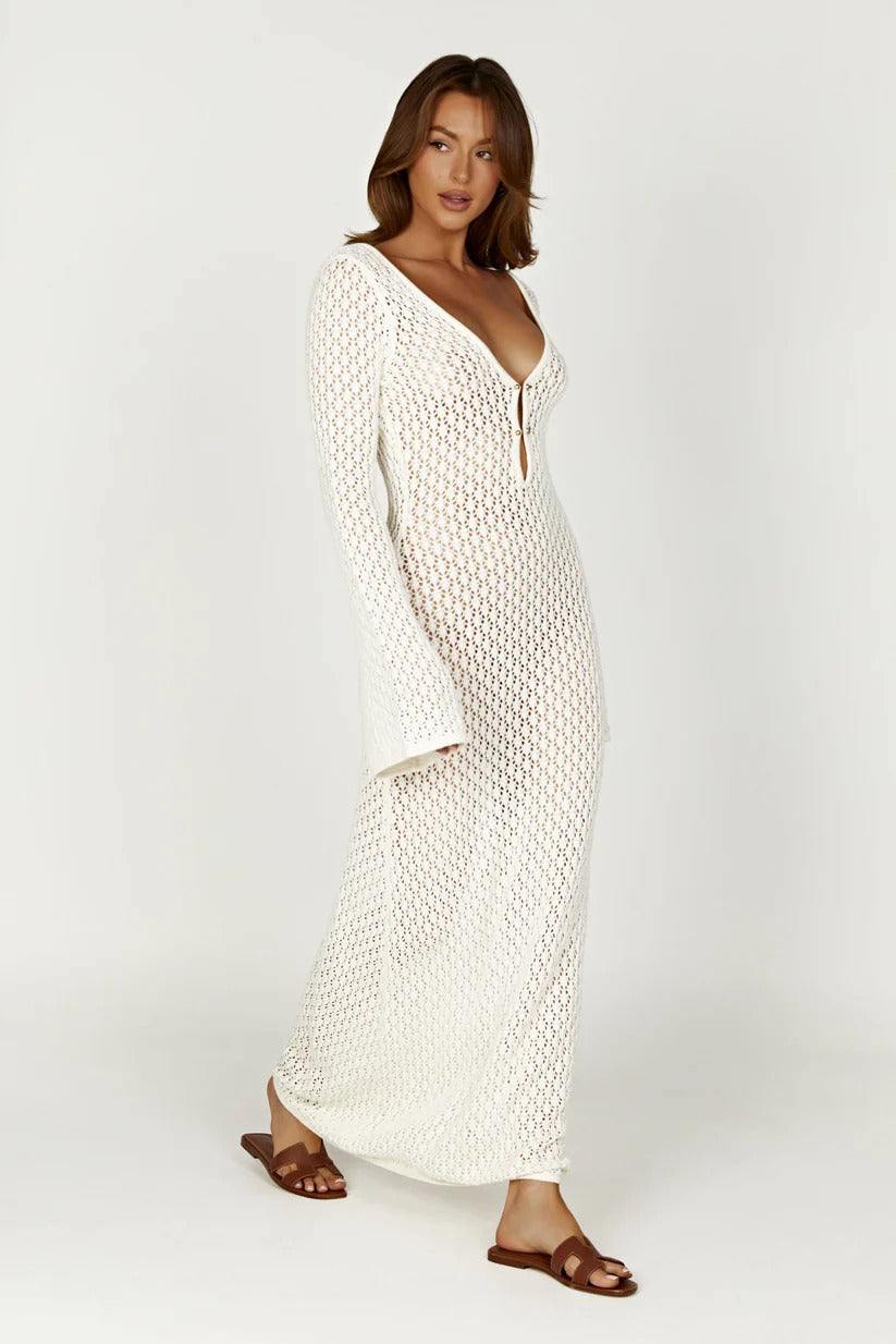 Solei Crochet Maxi Dress