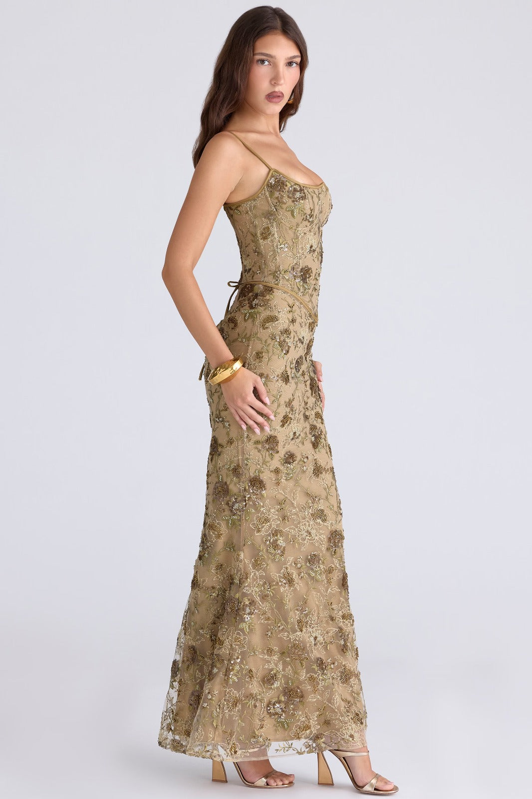 The Amara Gown – Golden Bloom
