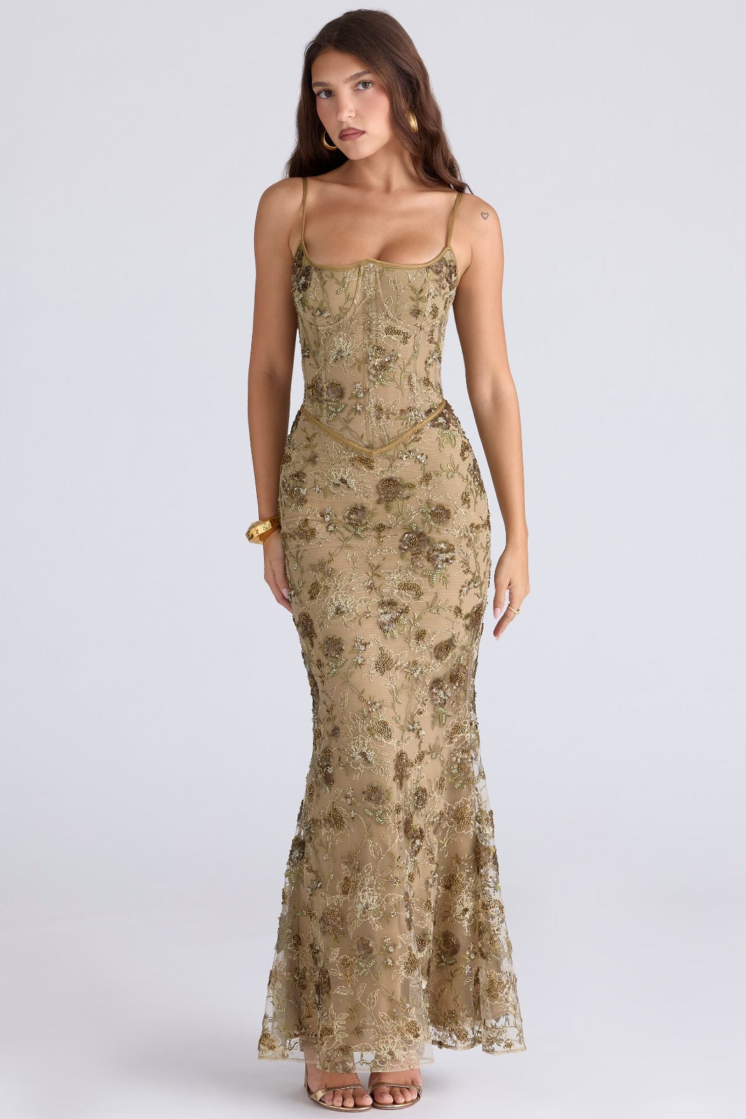 The Amara Gown – Golden Bloom