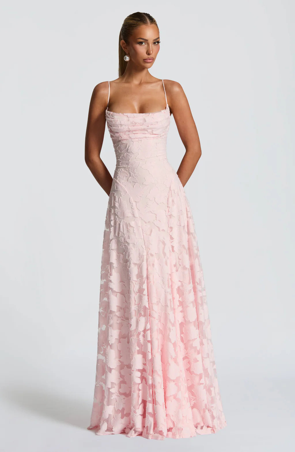 Blush Blossom Maxi Dress