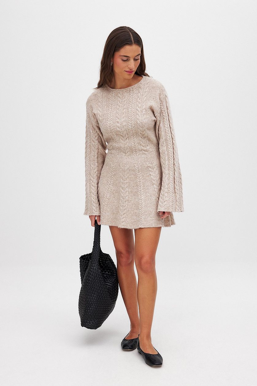 The Anelle Dress - Beige