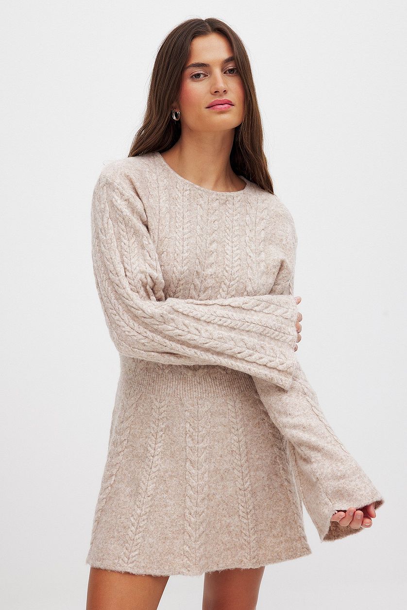 The Anelle Dress - Beige