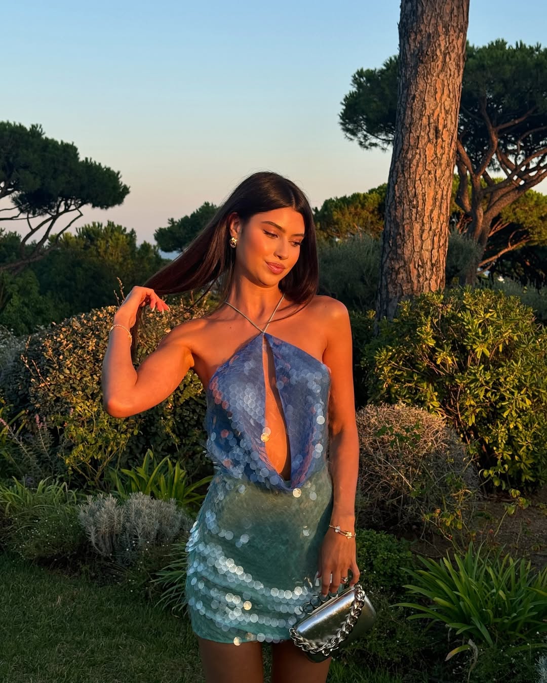 Azure Siren Mini Dress