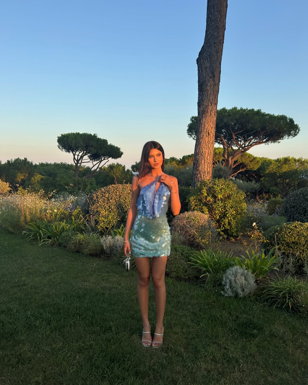 Azure Siren Mini Dress