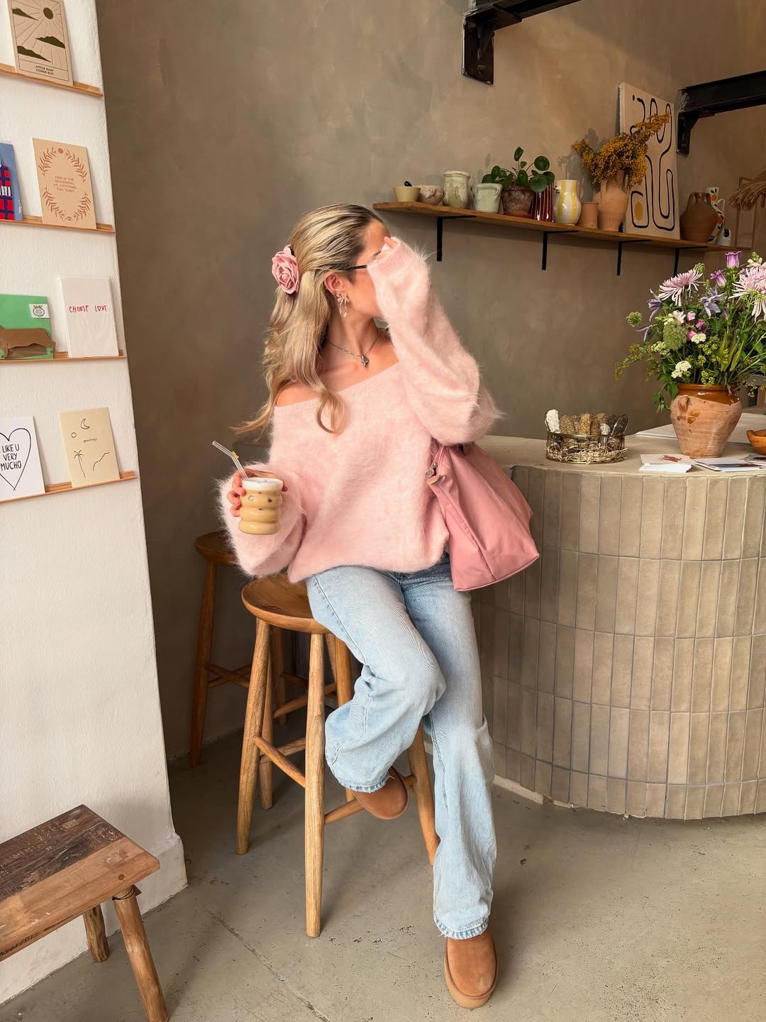 Amélie Sweater - Sugar Blush