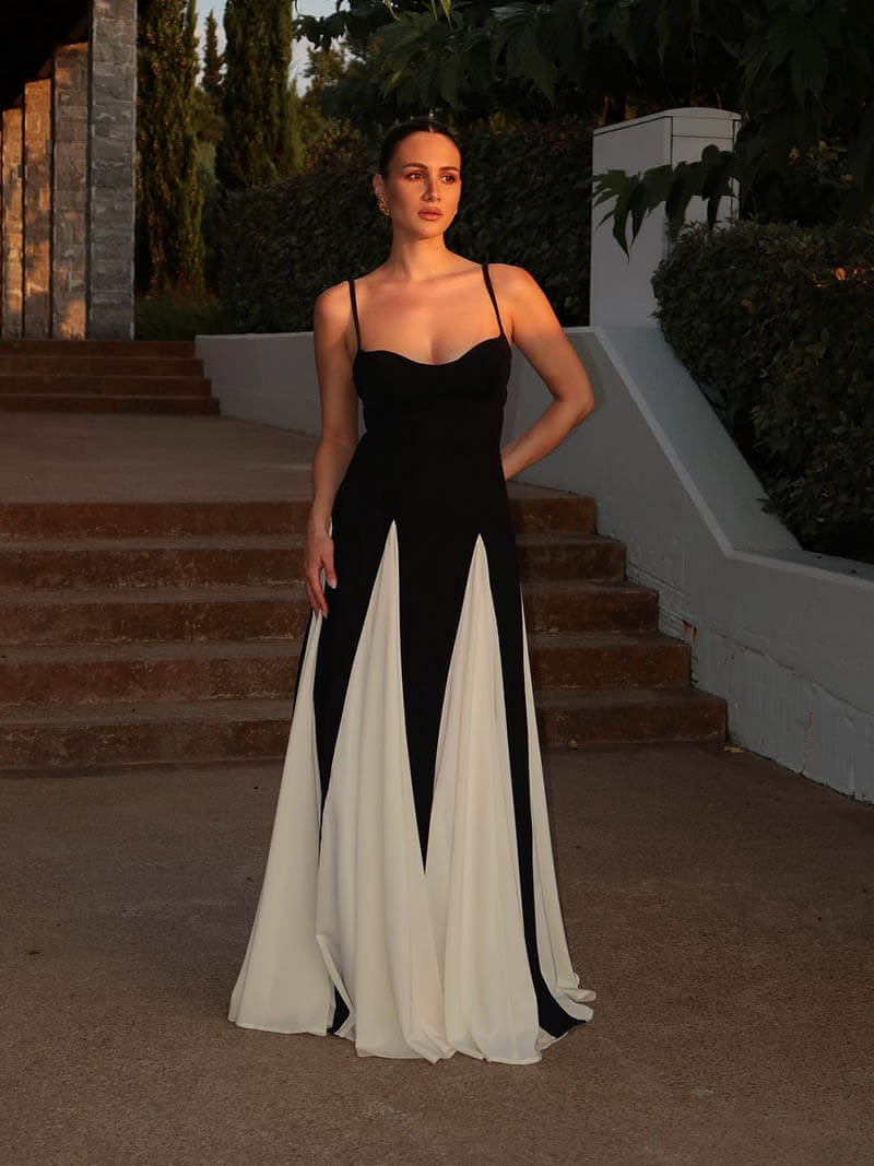 Noir Vienne Gown Dress