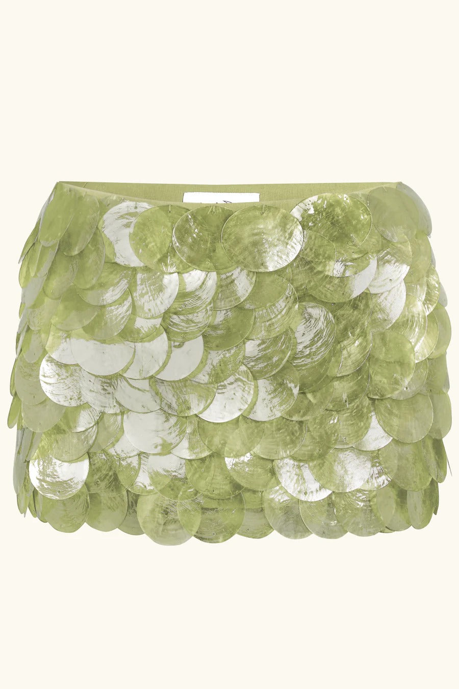 Isla Pearl Mini Skirt~ Green