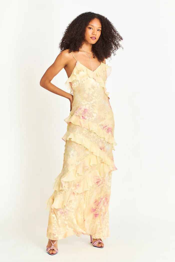 Isadora Ruffle Gown