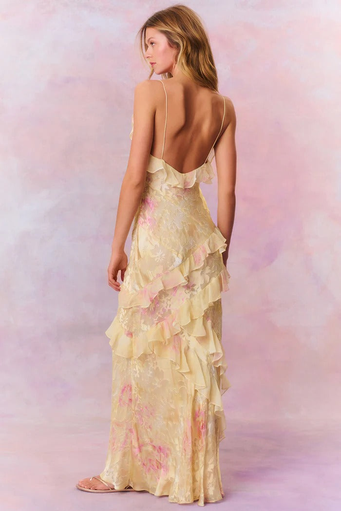Isadora Ruffle Gown