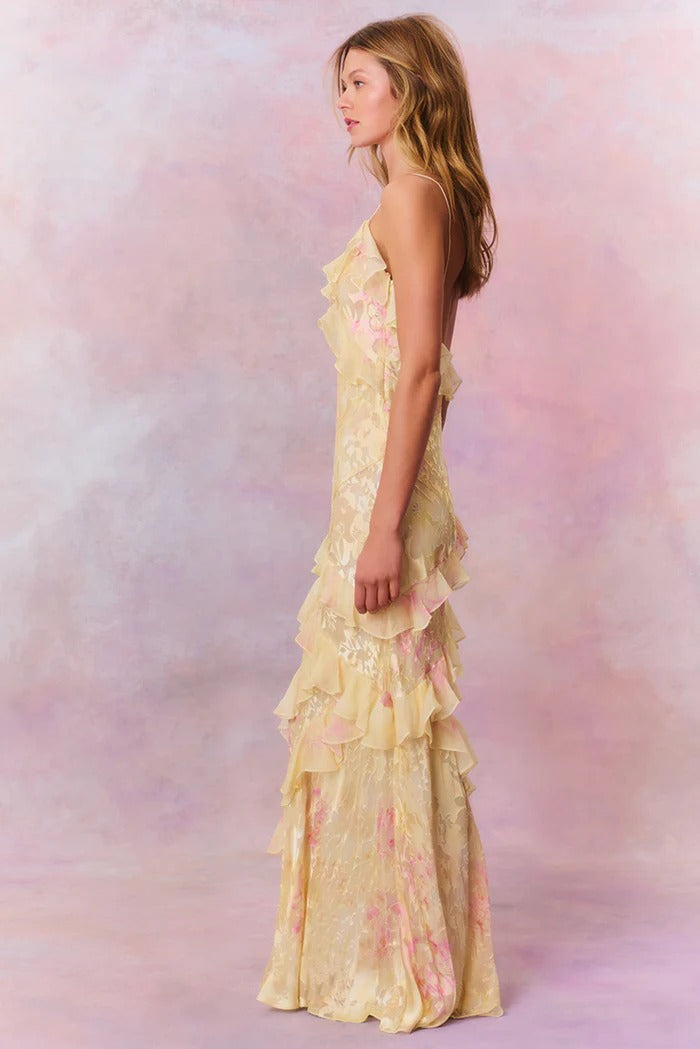 Isadora Ruffle Gown
