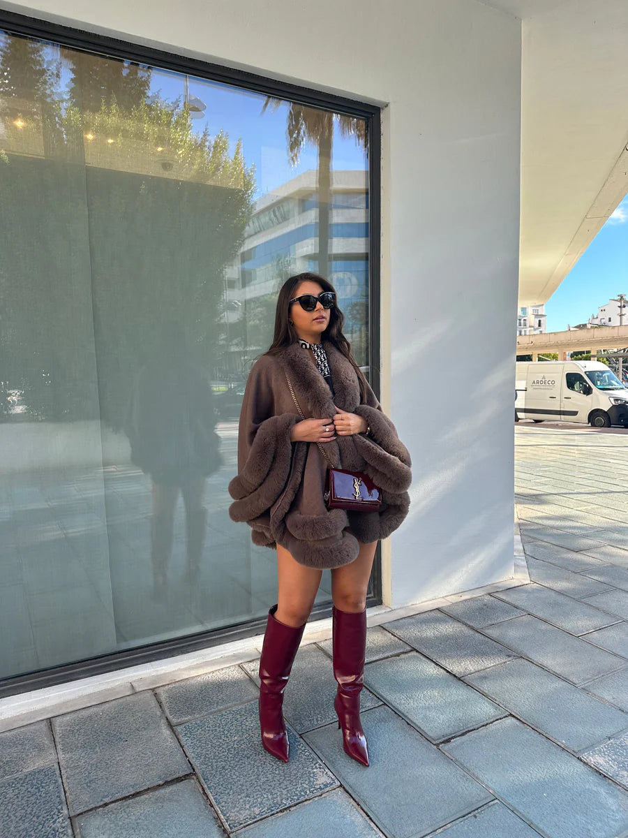 Vivienne Cape - Mocha