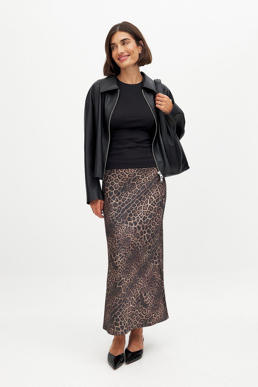 The Nalis Skirt - Leopard