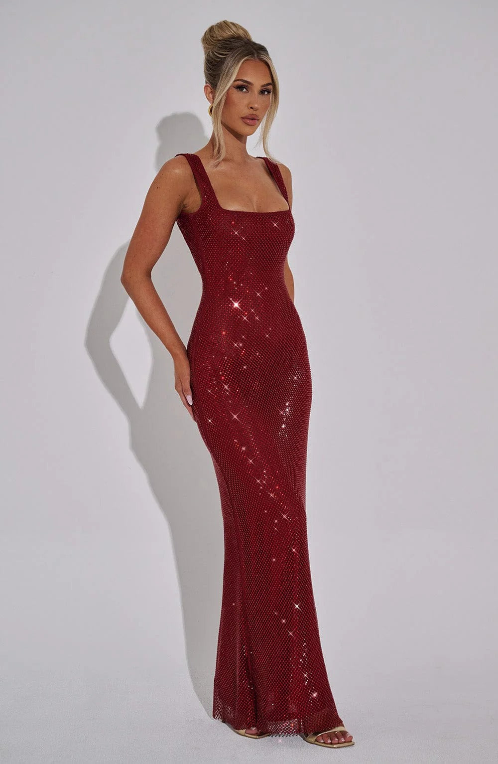 Aurora Maxi Dress - Wine