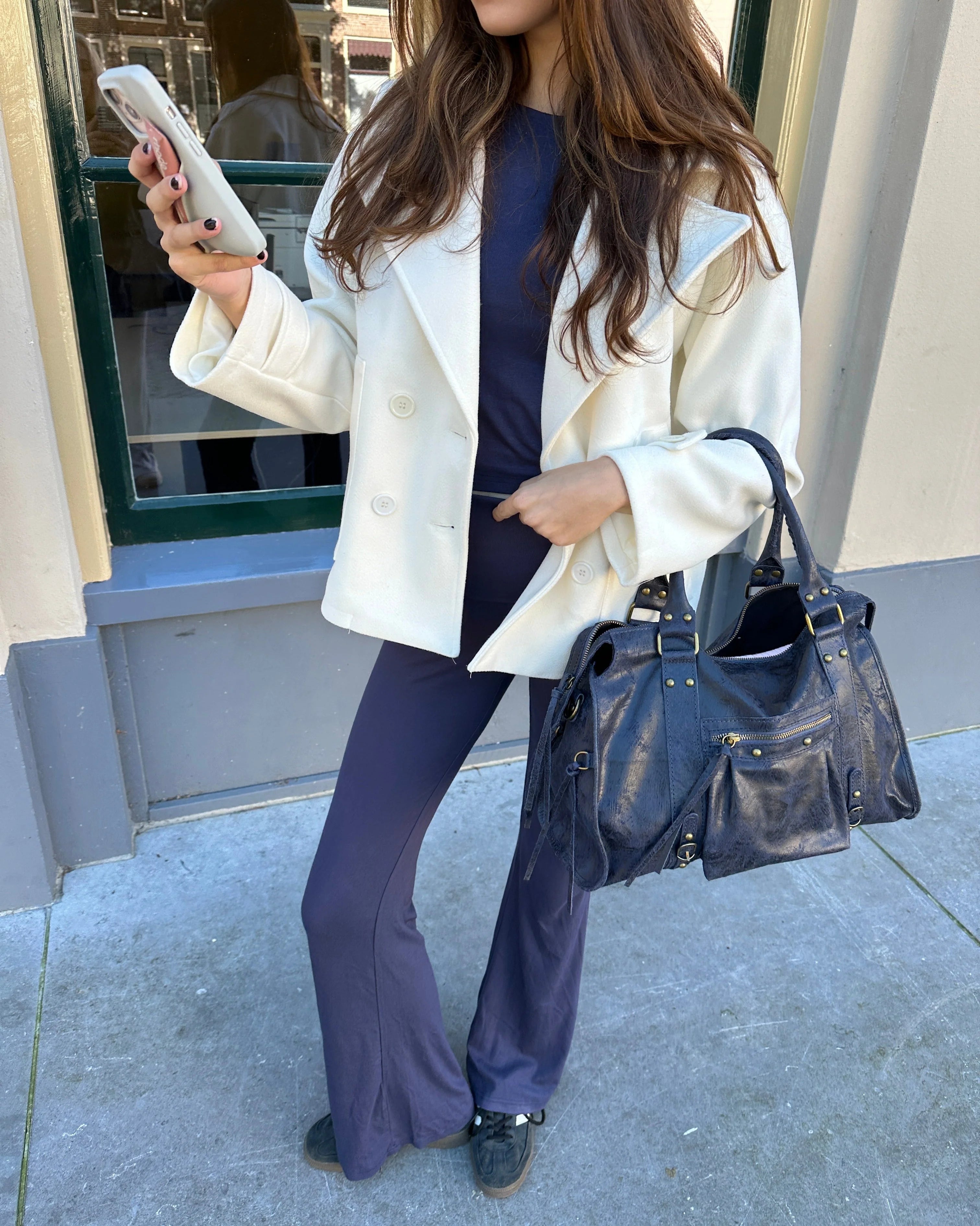 The Livia Bag –  Navy